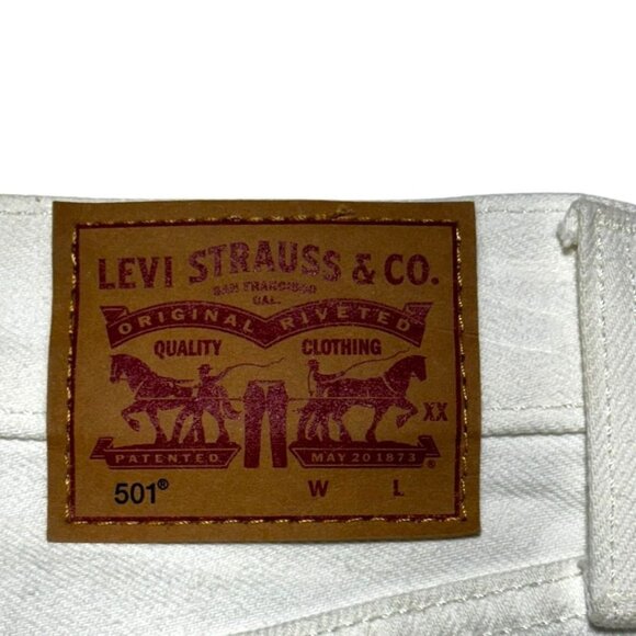 Levi's 501 Straight Cut Jeans Waist 26 - Picture 10 of 11